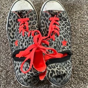 Leopard Print Converse